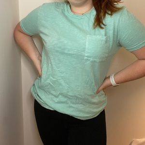 J Crew Loved Blue Tee Large